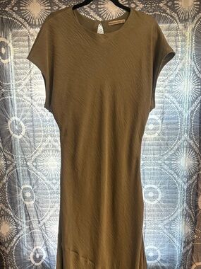 Abercrombie & Fitch Sage Green Maxi Dress